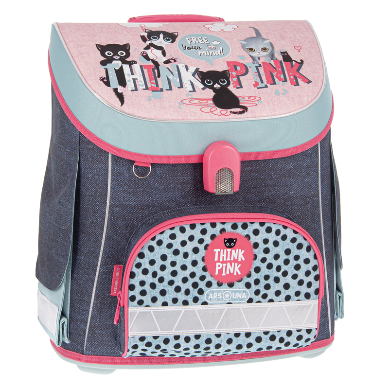 Kompaktná školská taška THINK PINK 23 ARS UNA