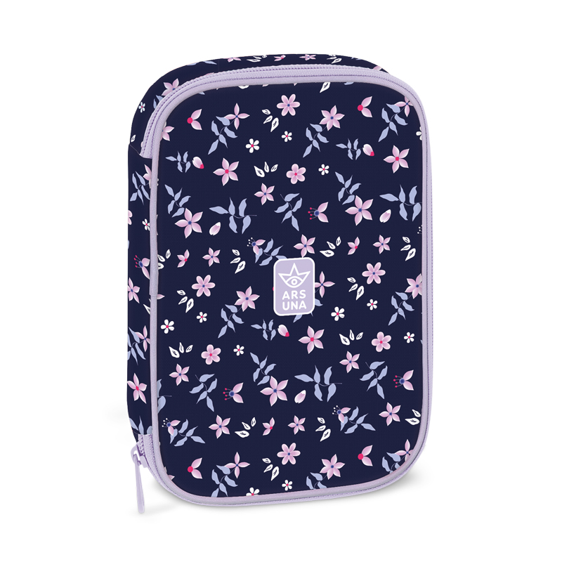 Peračník 1zip poschodový Navy Bloom ARS UNA